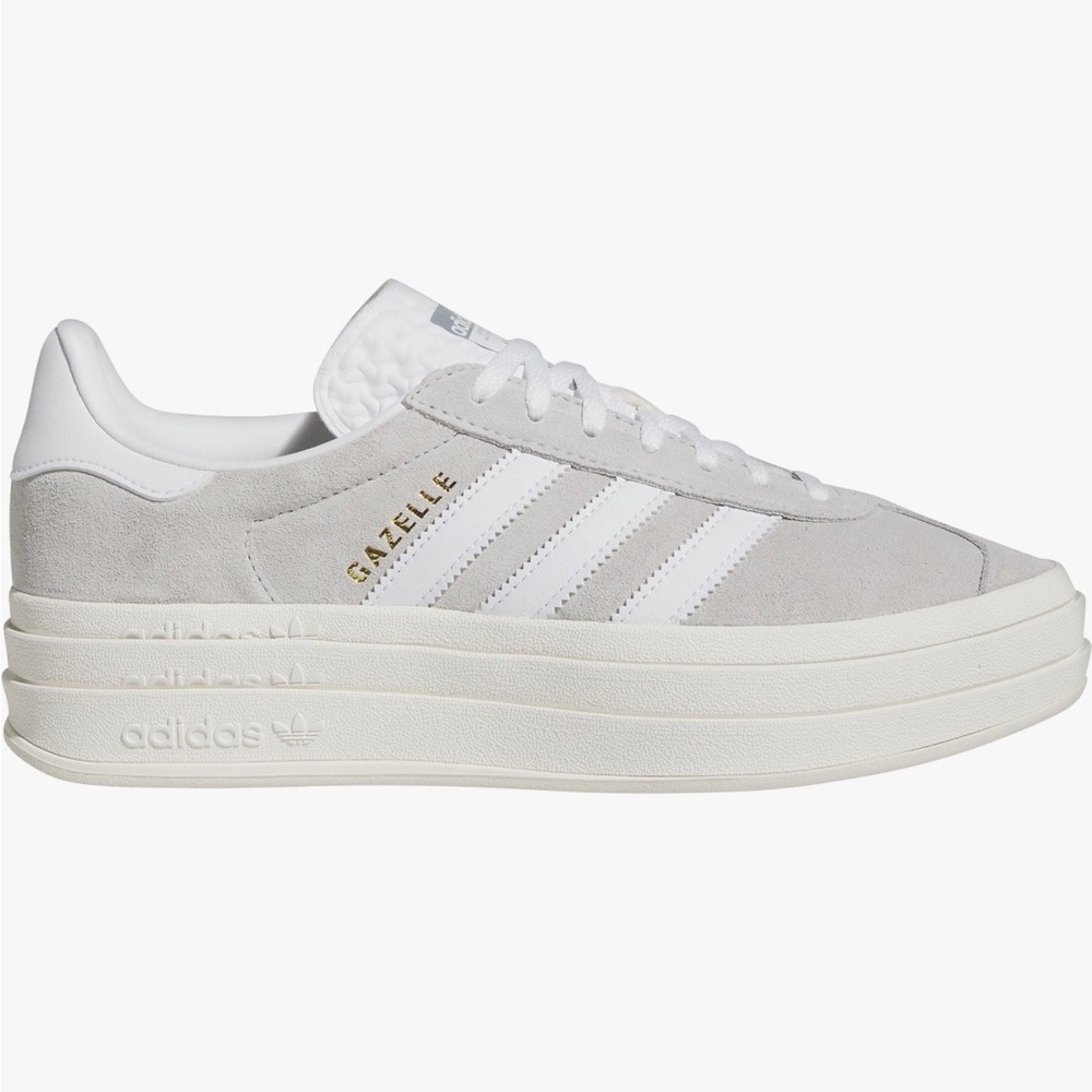 Adidas Women's Gazelle Bold Platform Sneaker in Light Gray (NWOB) - Picture 3 of 10
